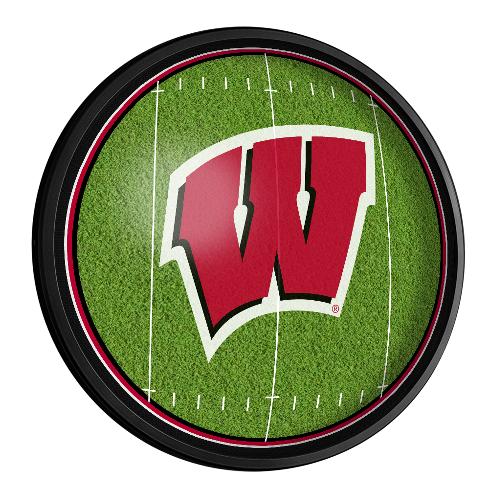 Wisconsin Badgers: On the 50 - Slimline Lighted Wall Sign