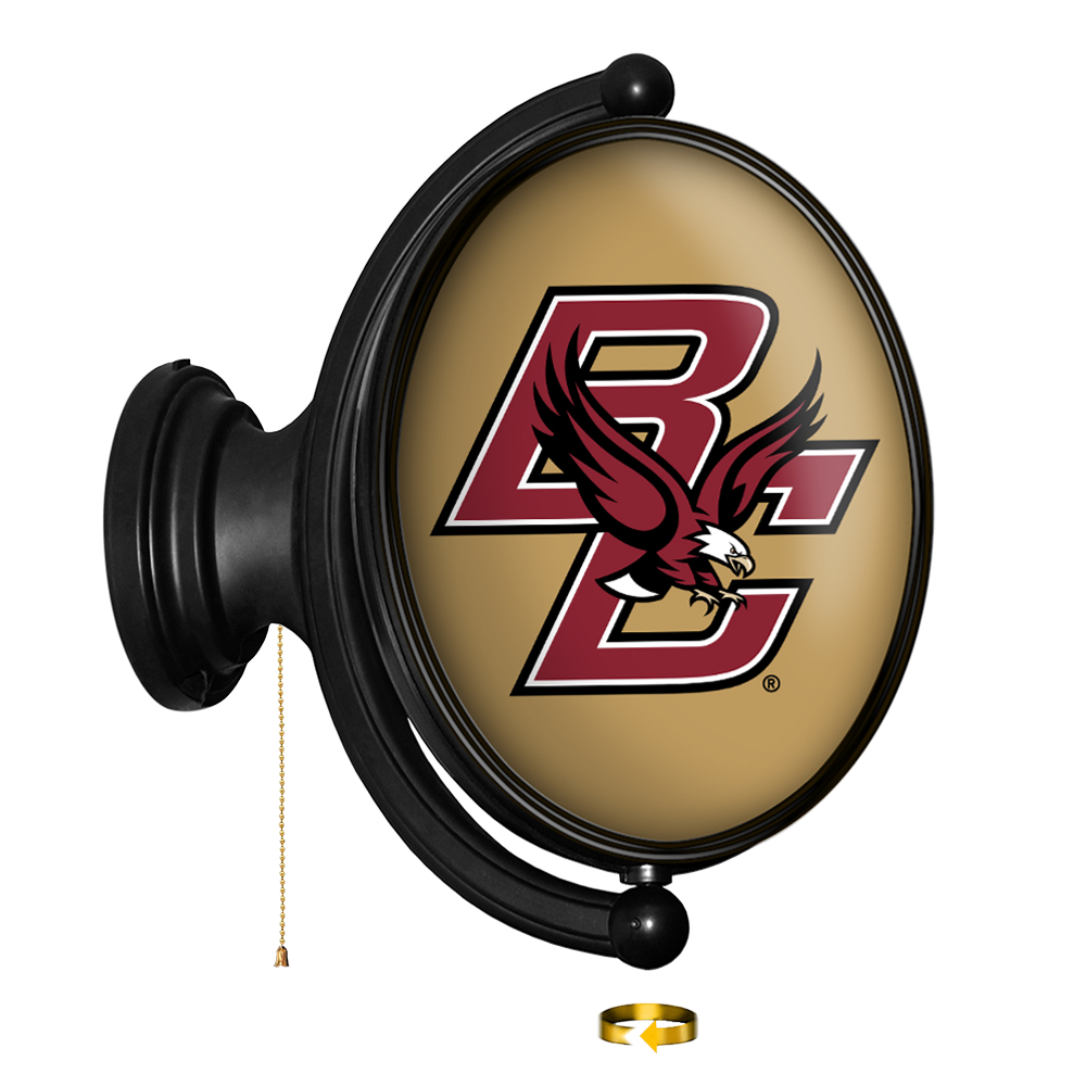 Boston College Eagles: Original Oval Rotating Lighted Wall Sign