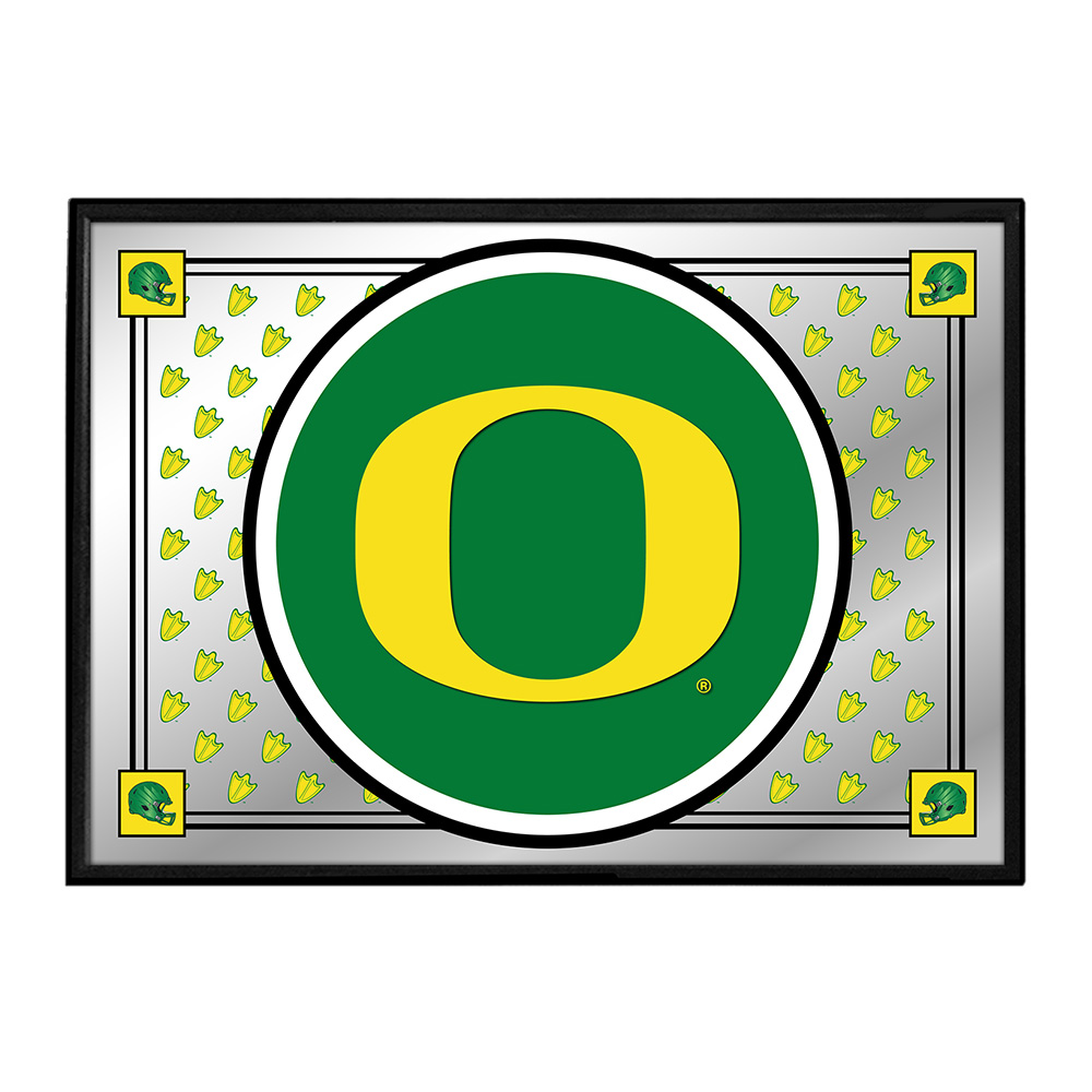 Oregon Ducks: Team Spirit - Framed Mirrored Wall Sign