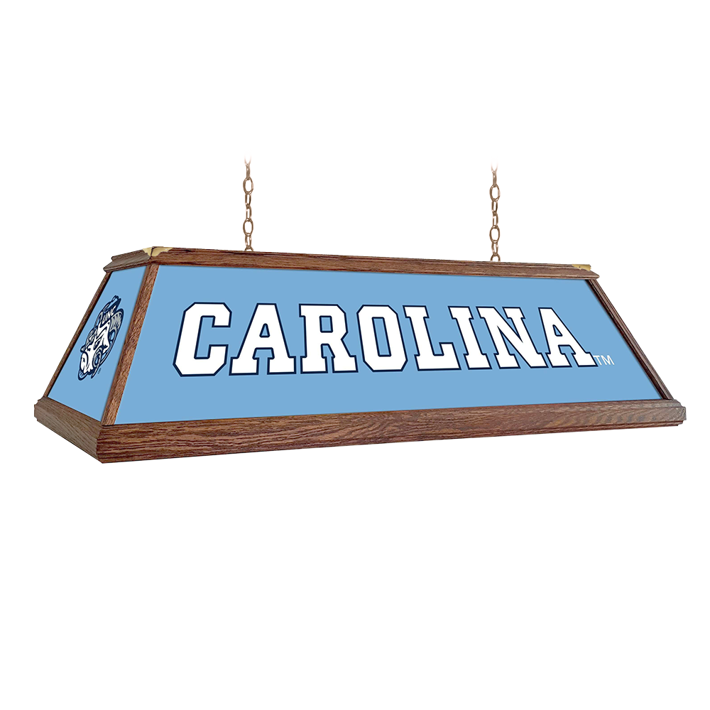 North Carolina Tar Heels: Premium Wood Pool Table Light