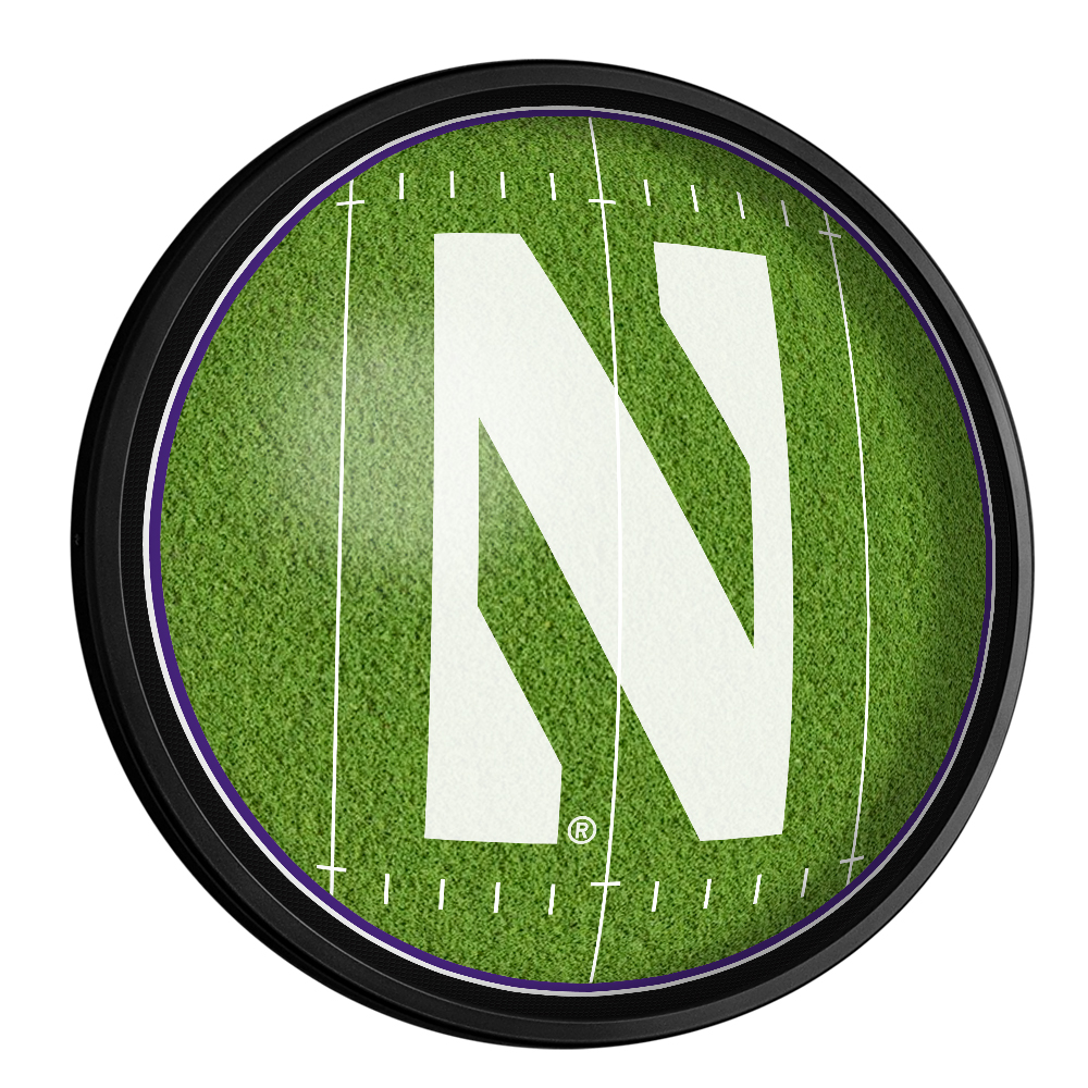 Northwestern Wildcats: On the 50 - Slimline Lighted Wall Sign