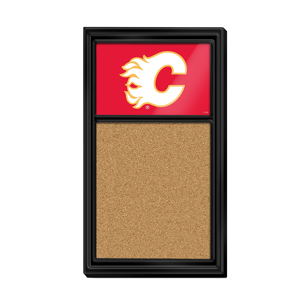 Calgary Flames: Cork Noteboard