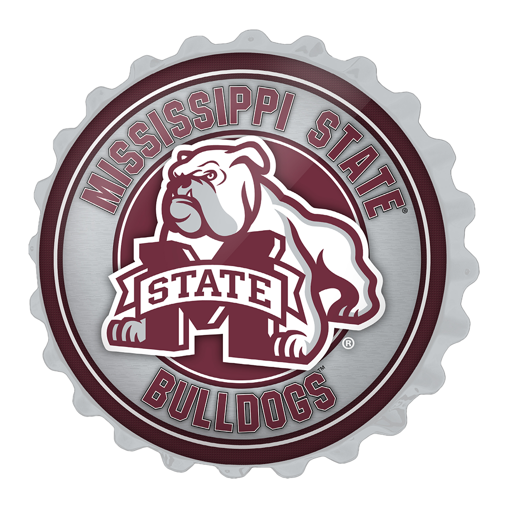 Mississippi State Bulldogs: Mascot - Bottle Cap Wall Sign