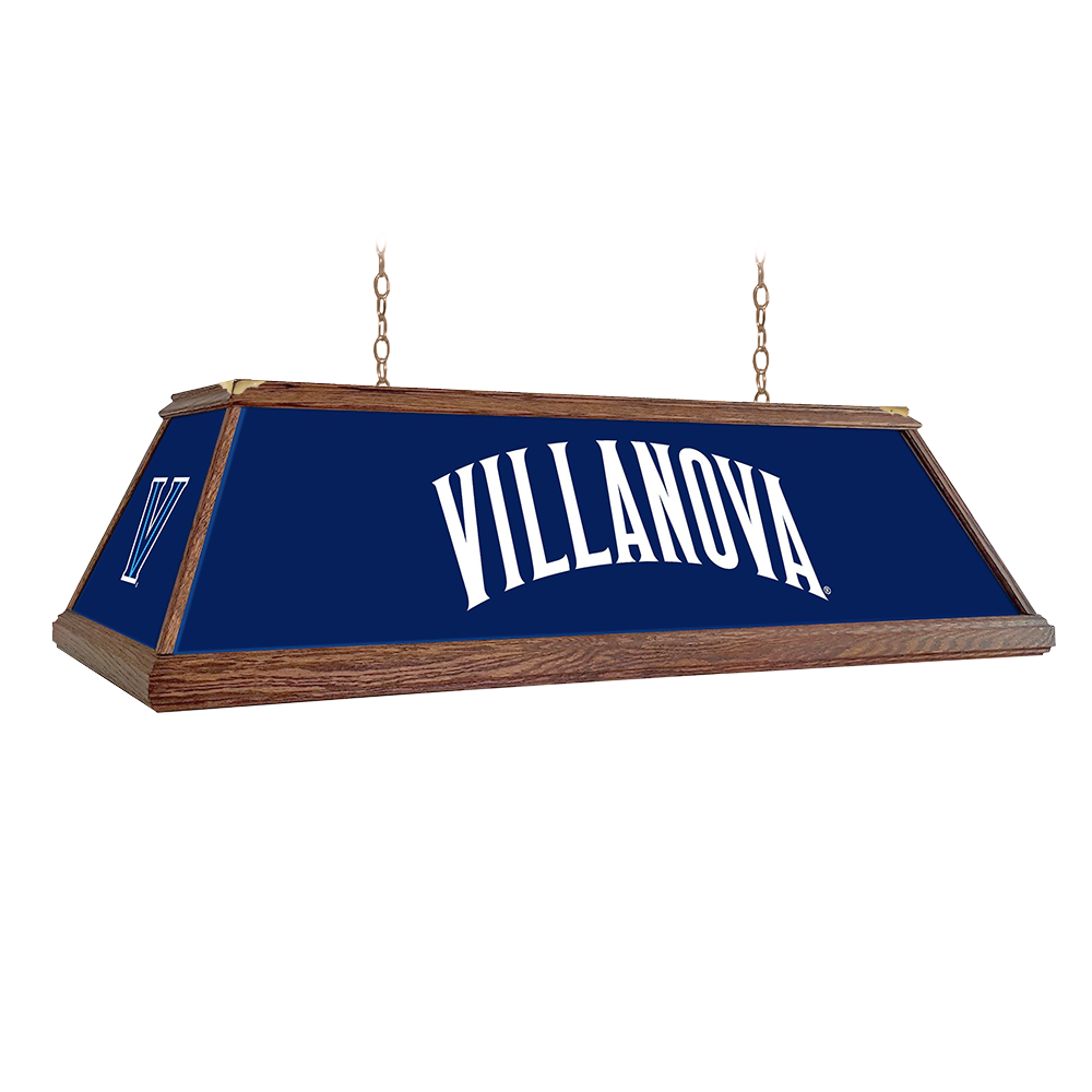 Villanova Wildcats: Premium Wood Pool Table Light