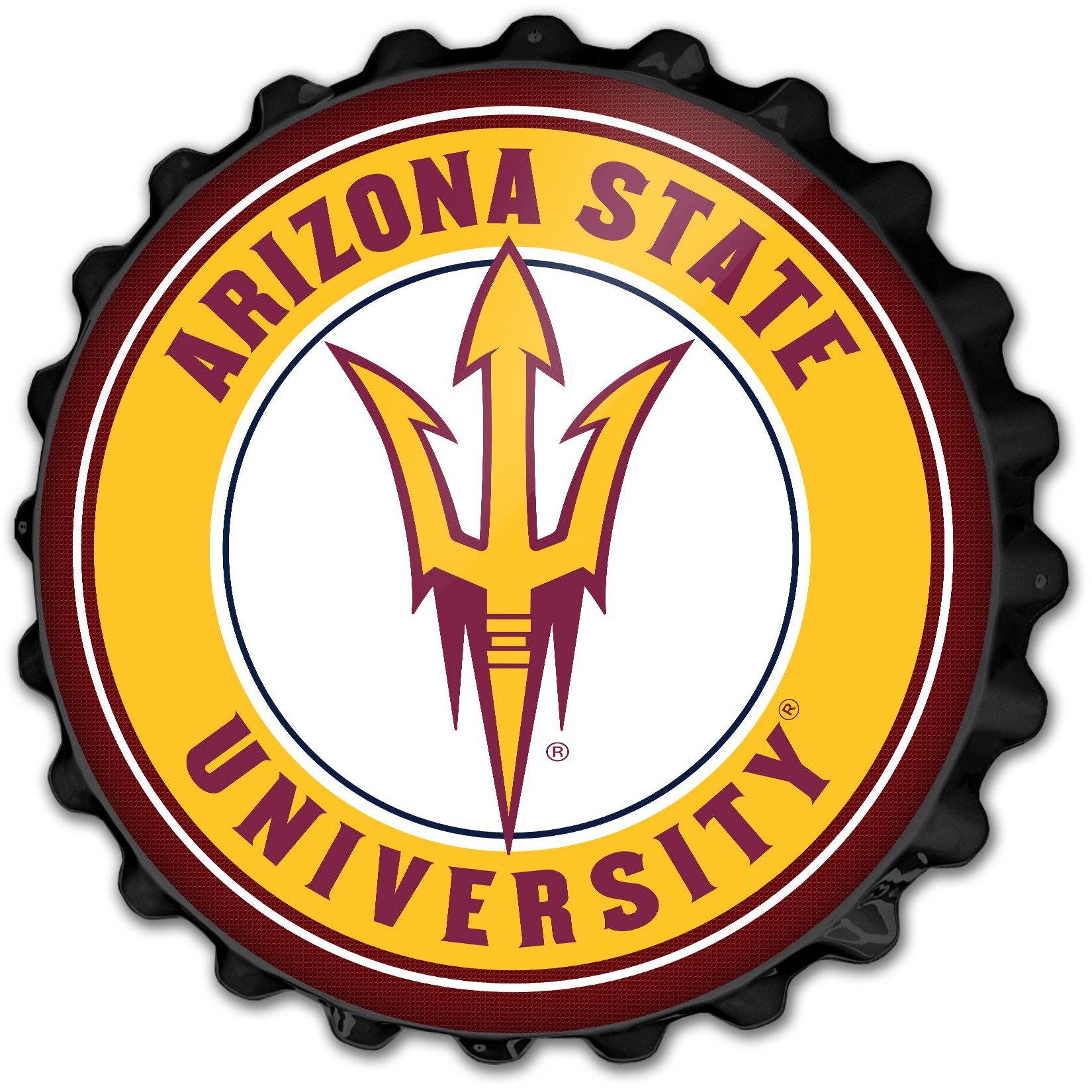 Arizona State Sun Devils Bottle Cap Wall Sign