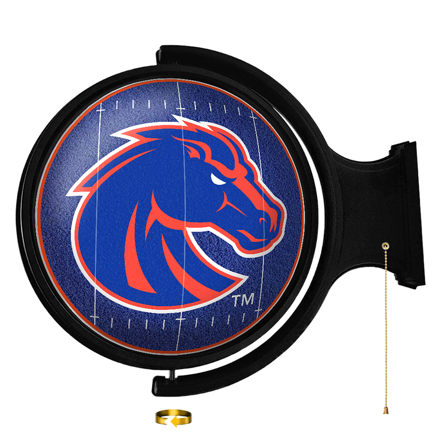 Boise State Broncos On the 50 - Rotating Lighted Wall Sign