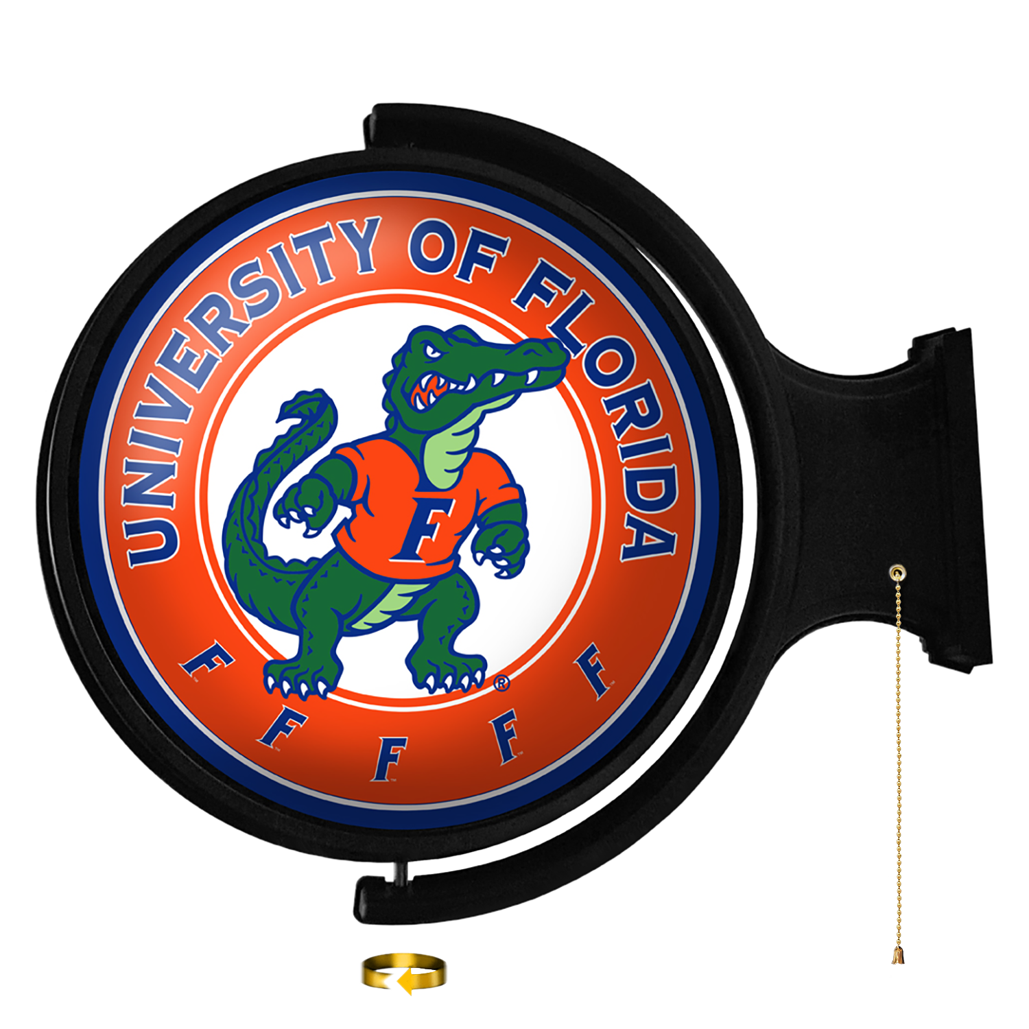 Florida Gators: Albert Gator - Original Round Rotating Lighted Wall Sign