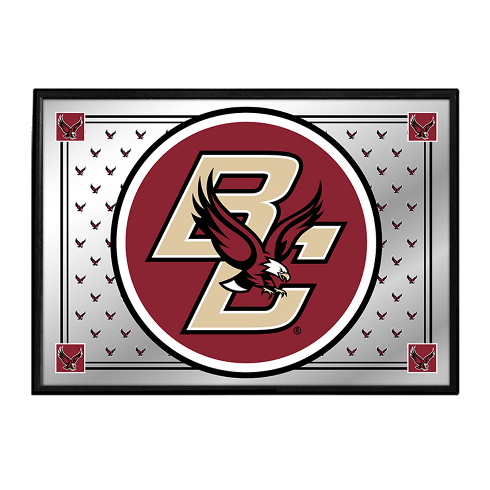 Boston College Eagles: BC, Team Spirit - Framed Mirrored Wall Sign  