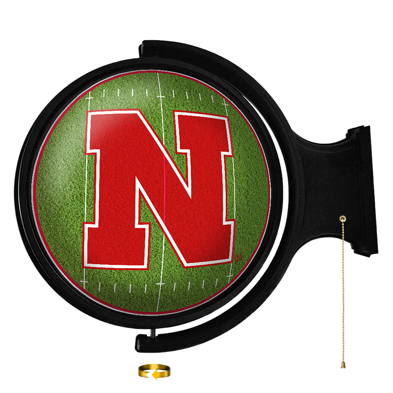 Nebraska Cornhuskers: On the 50 - Rotating Lighted Wall Sign
