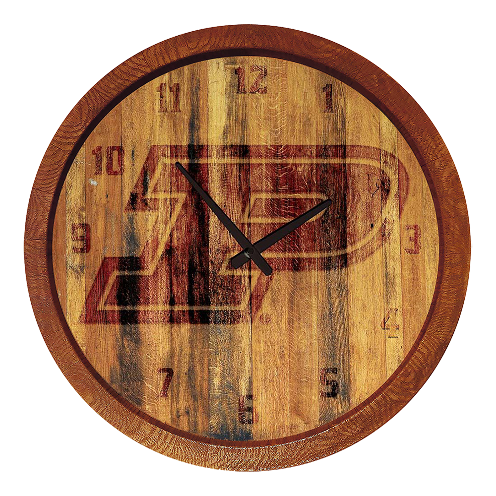 Purdue Boilermakers: Branded "Faux" Barrel Top Wall Clock  