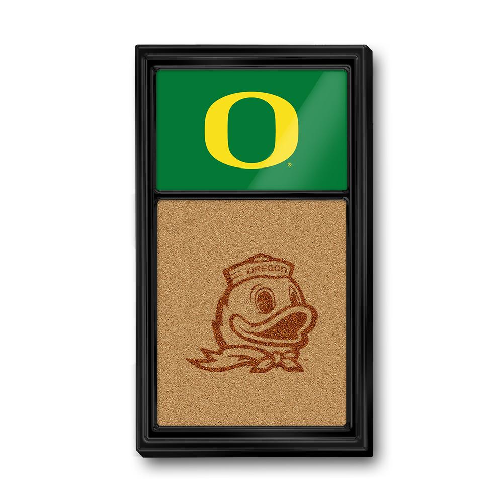 Oregon Ducks: Cork Note Board