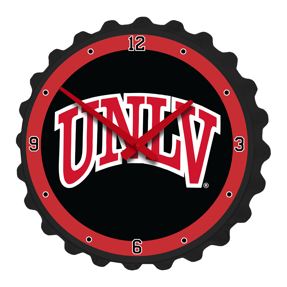 UNLV Rebels Bottle Cap Wall Clock