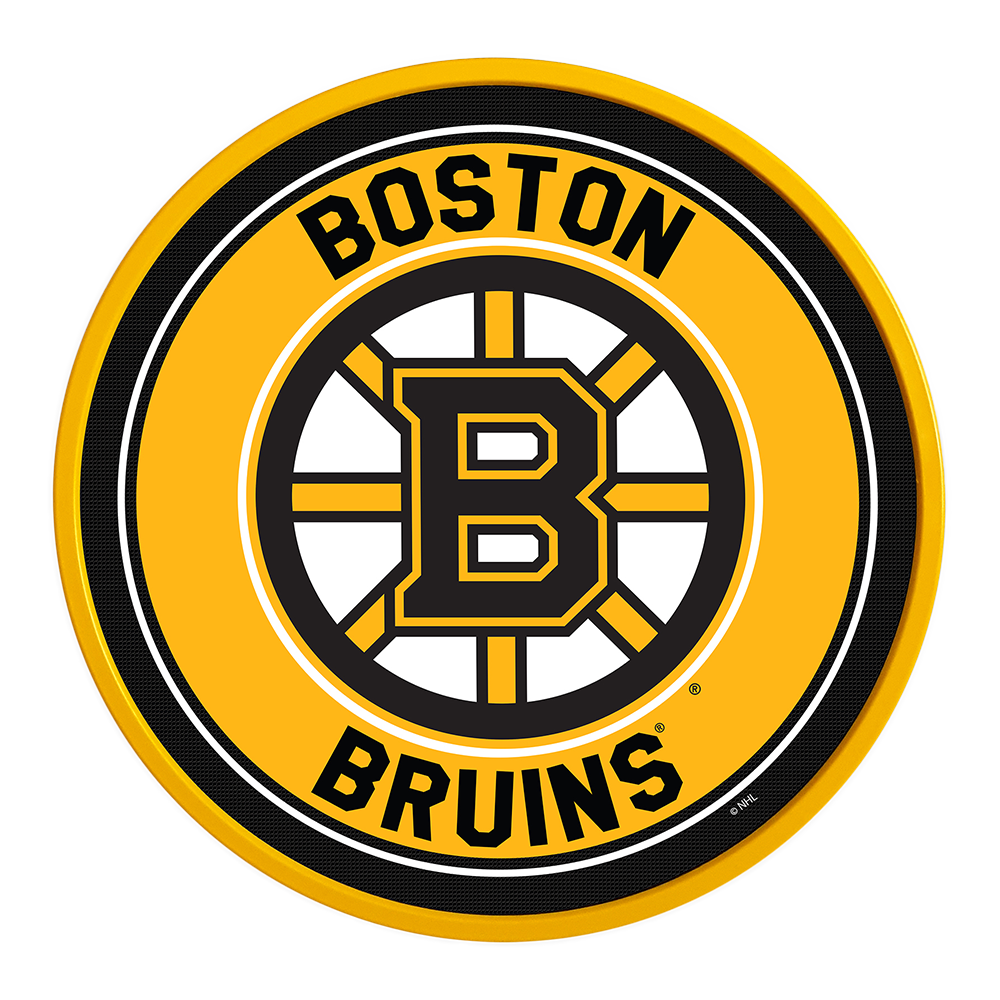 Boston Bruins: Modern Disc Wall Sign