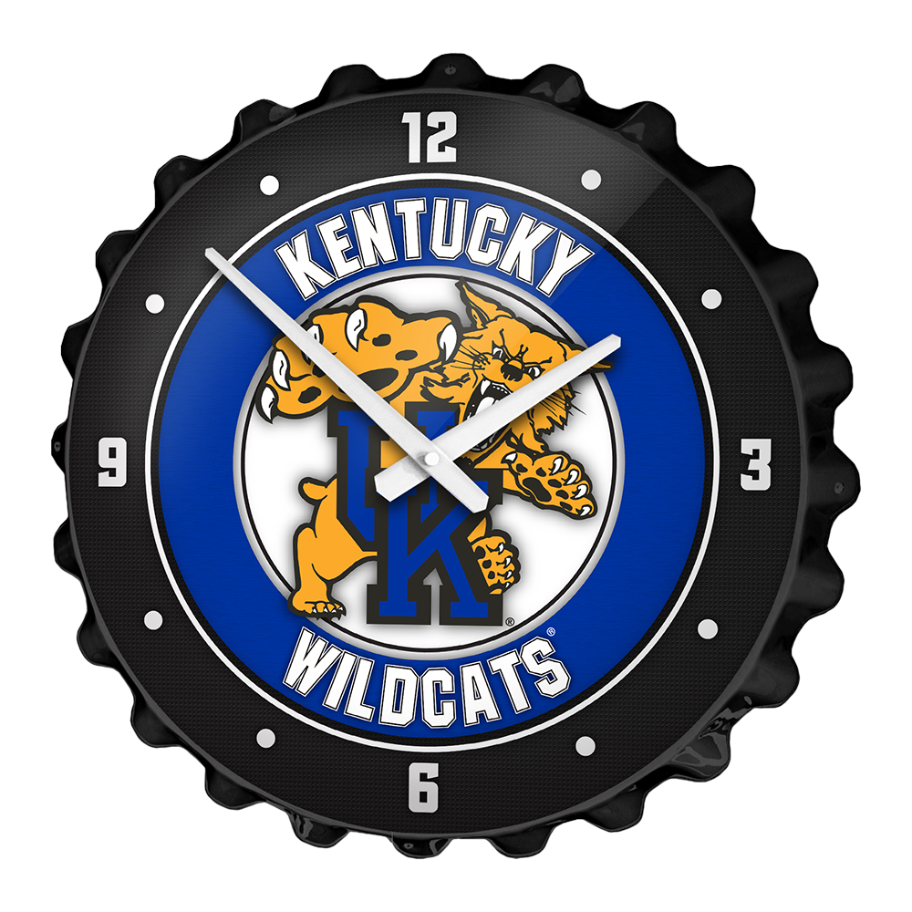 Kentucky Wildcats: Mascot - Bottle Cap Wall Clock