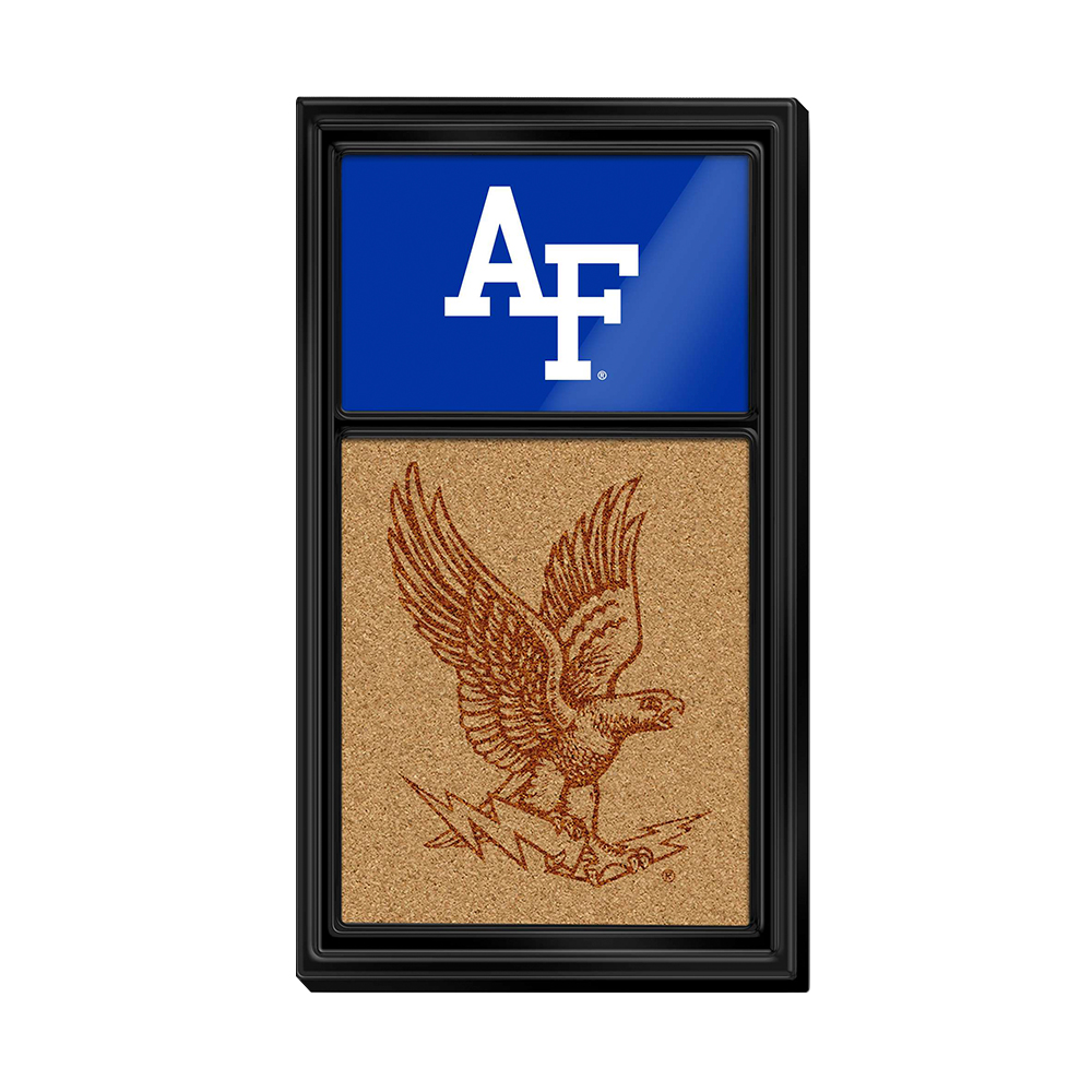 Air Force Academy Falcons Dual Logo - Cork Note Board