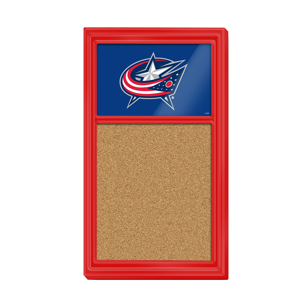 Columbus Blue Jackets: Cork Noteboard