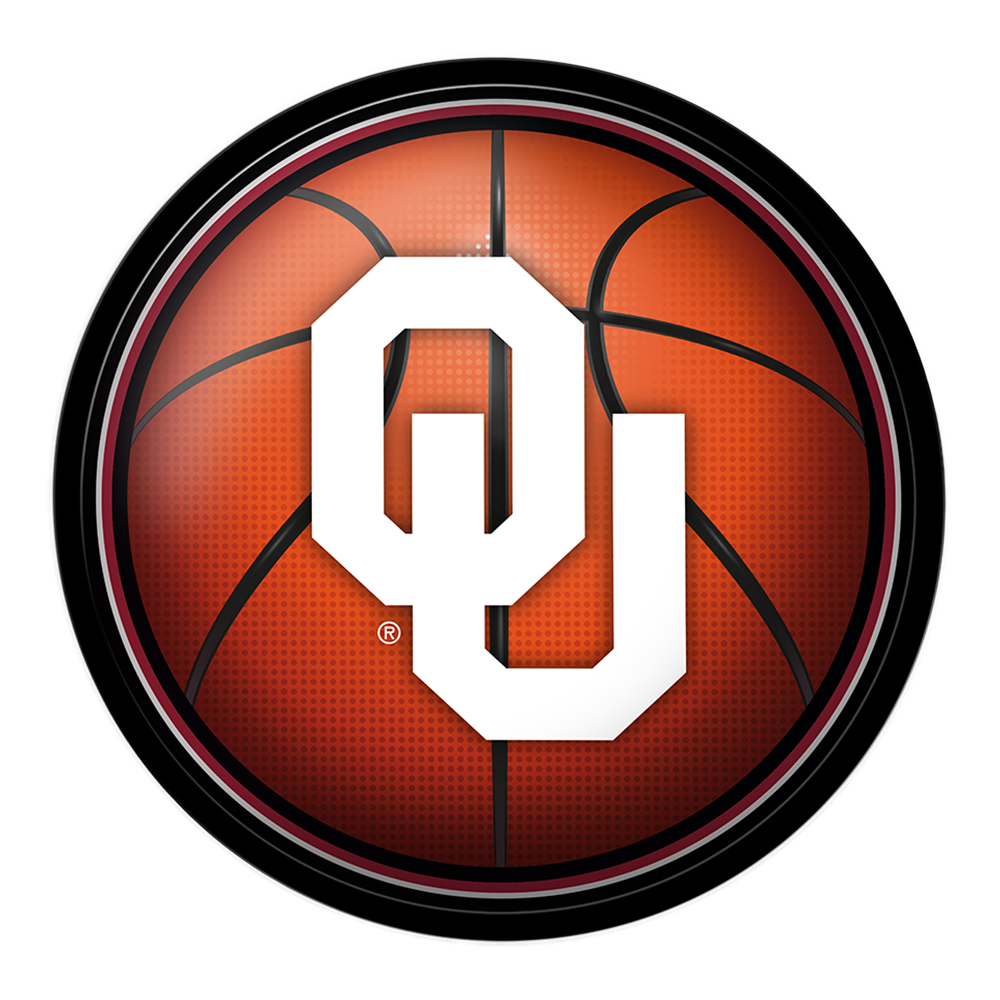 Oklahoma Sooners: Basketball - Modern Disc Wall Sign