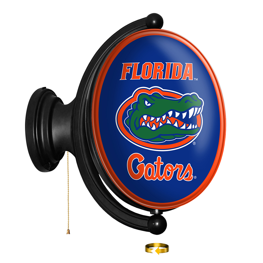 Florida Gators: Original Oval Rotating Lighted Wall Sign