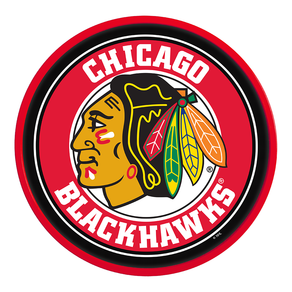 Chicago Blackhawks Modern Disc Wall Sign