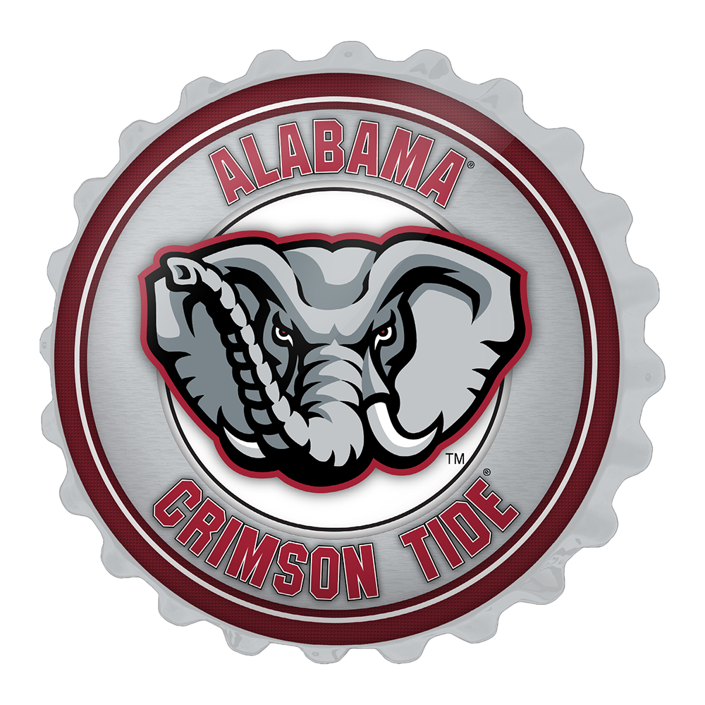 Alabama Crimson Tide: Al Logo - Bottle Cap Wall Sign