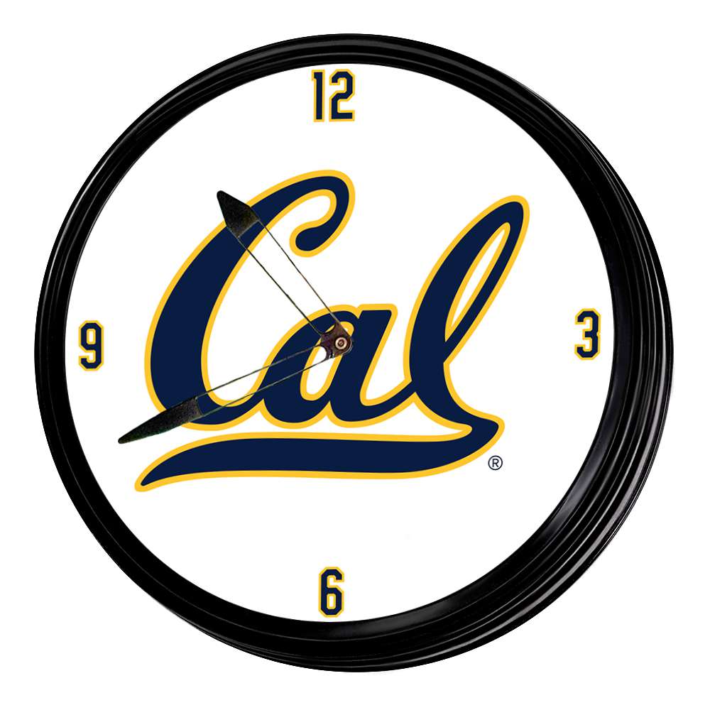 Cal Bears: Retro Lighted Wall Clock