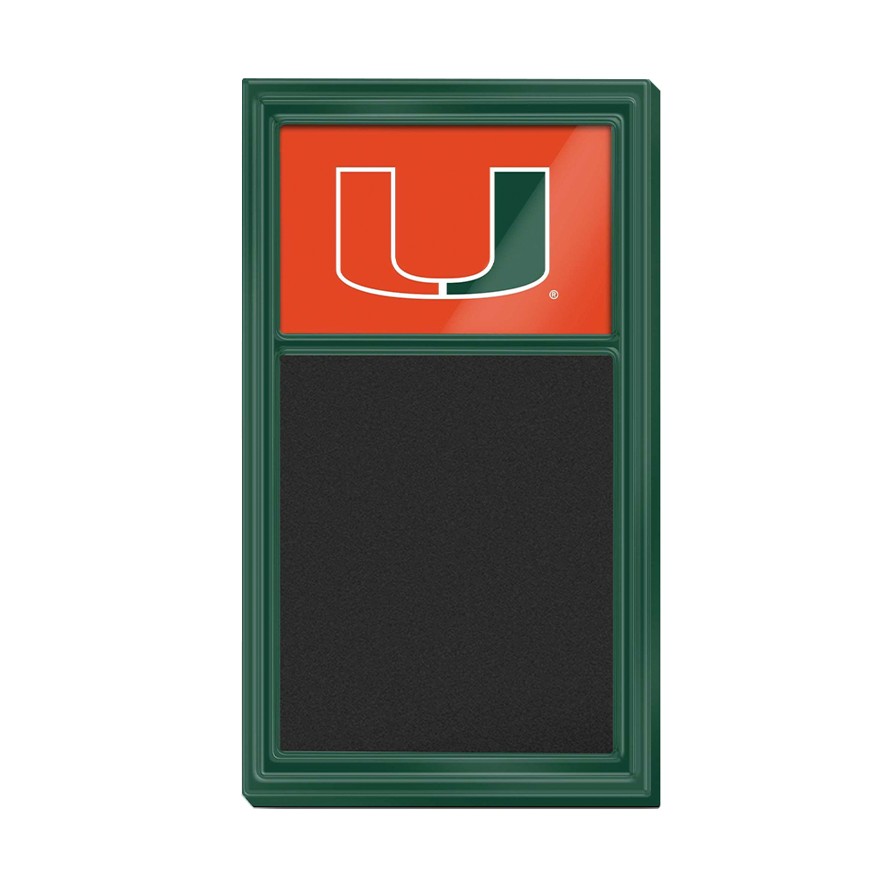 Miami Hurricanes: Chalk Note Board