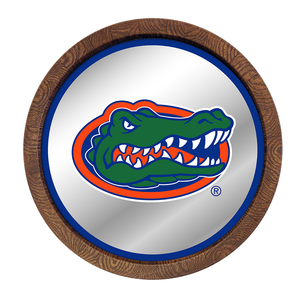 Florida Gators: Logo - Mirrored Barrel Top Mirrored Wall Sign