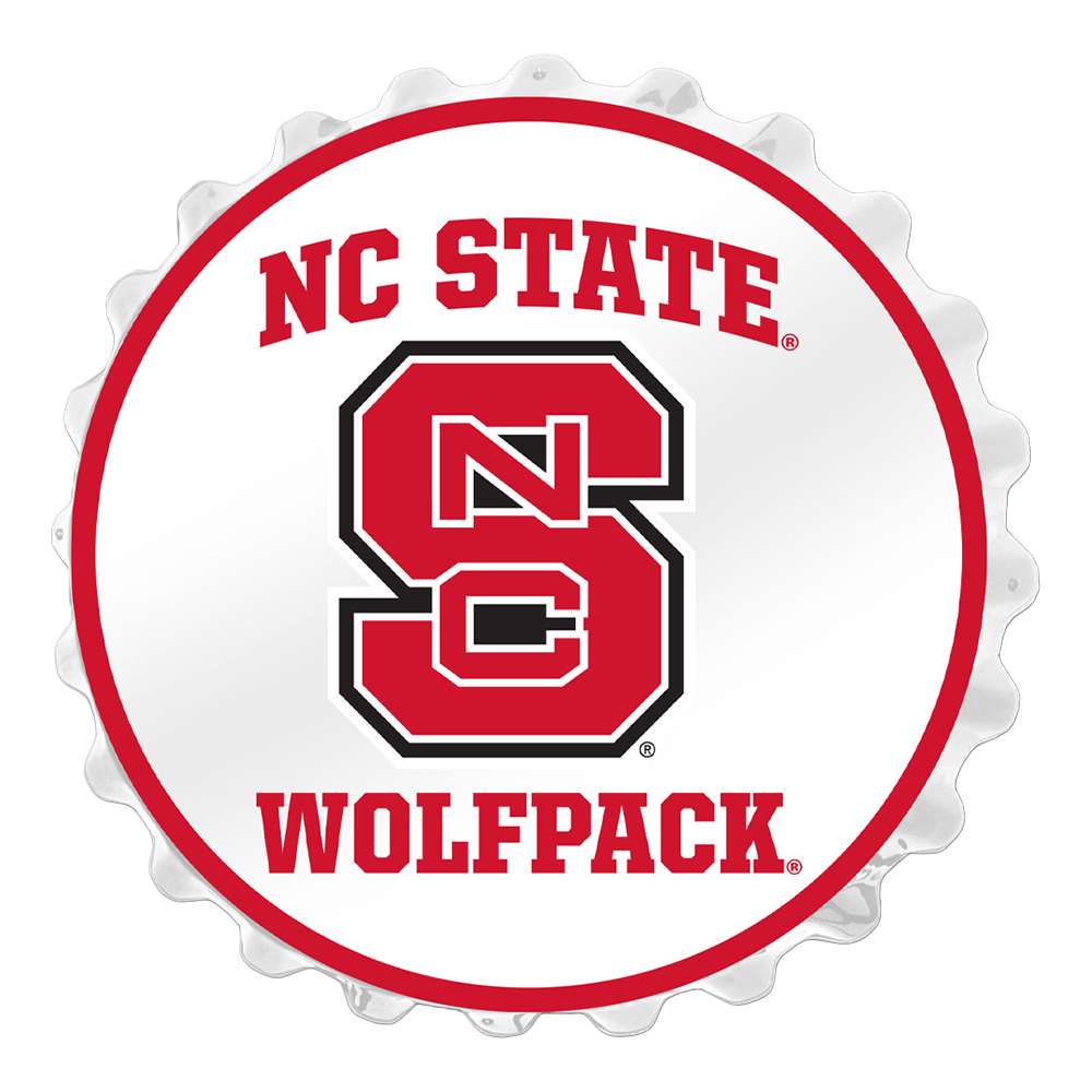 NC State Wolfpack: Block S - Bottle Cap Wall Sign