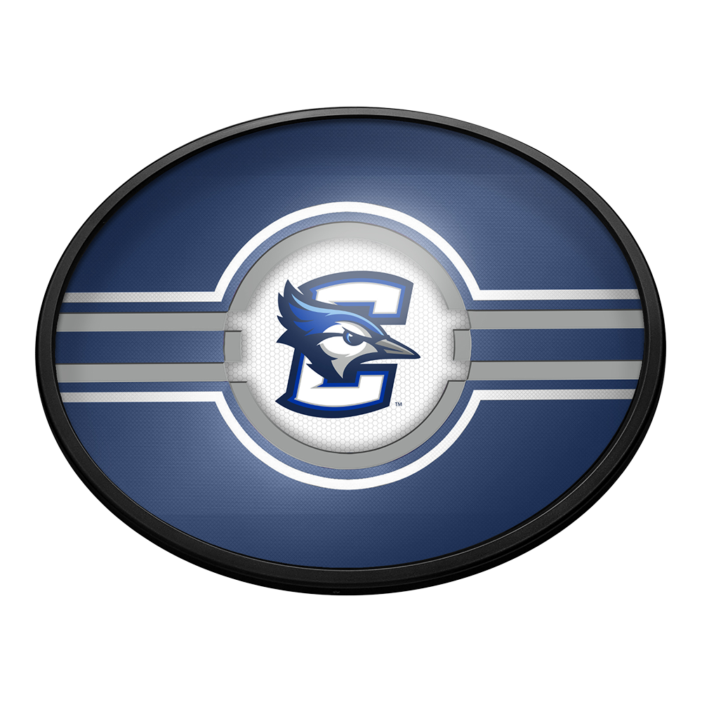 Creighton Bluejays Oval Slimline Lighted Wall Sign