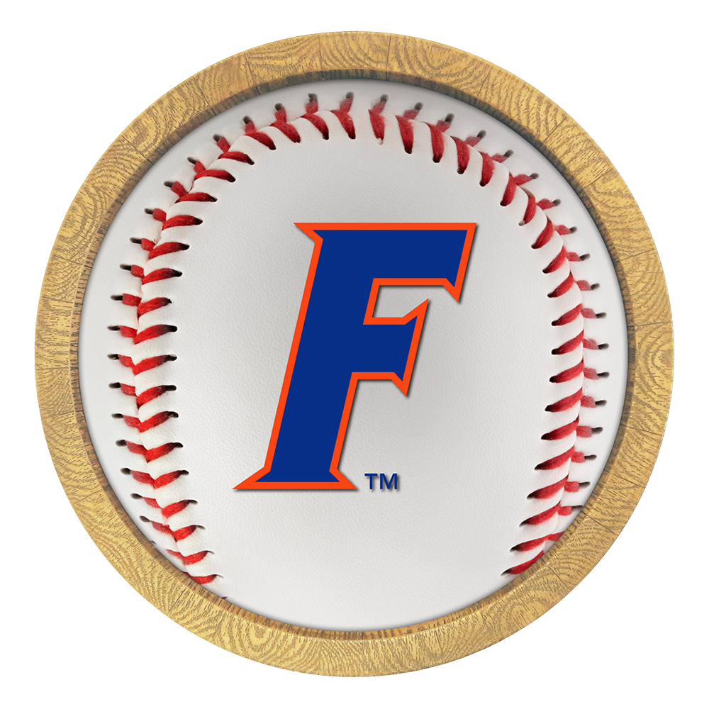 Florida Gators: Baseball - "Faux" Barrel Frame Sign  