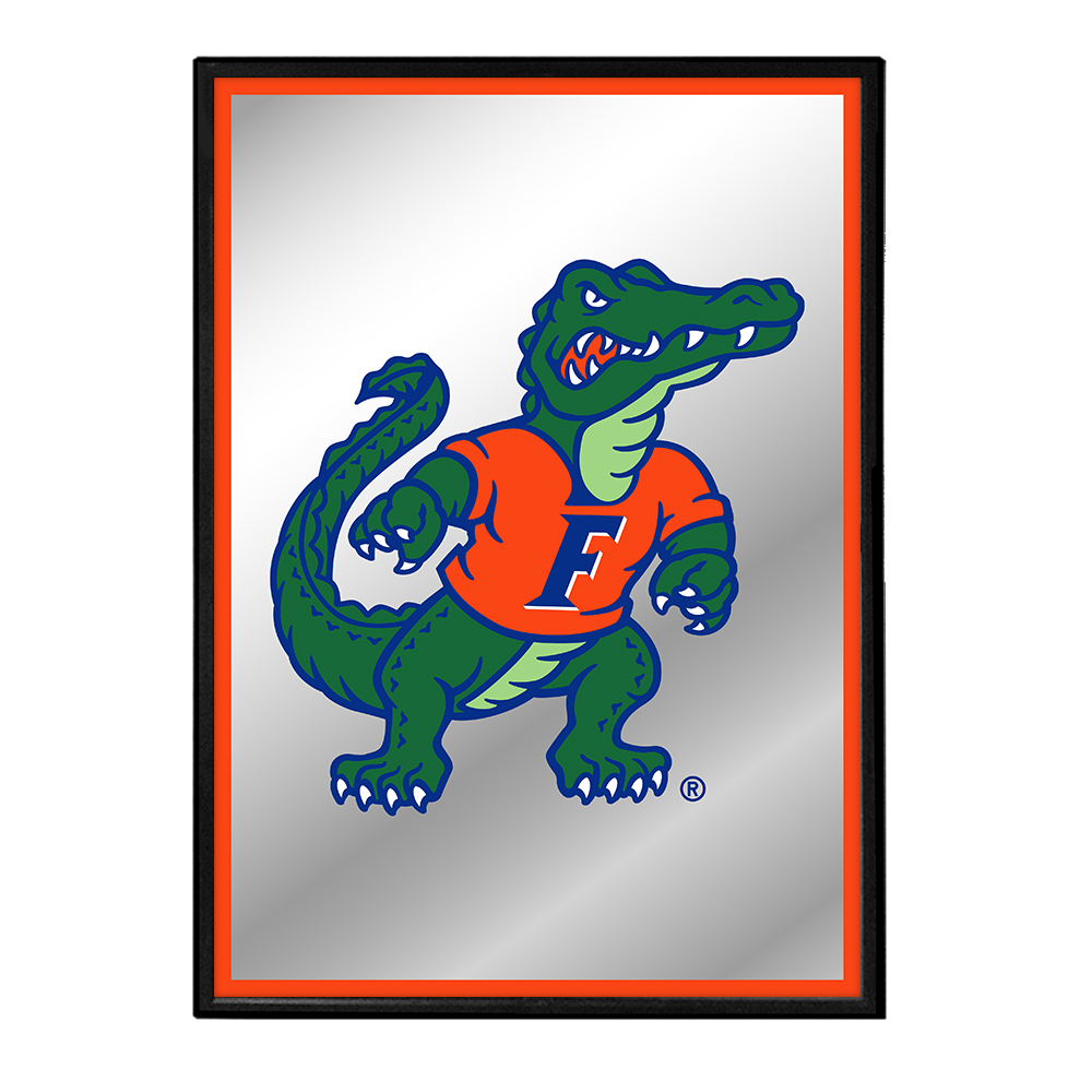 Florida Gators Mascot - Framed Mirrored Wall Sign