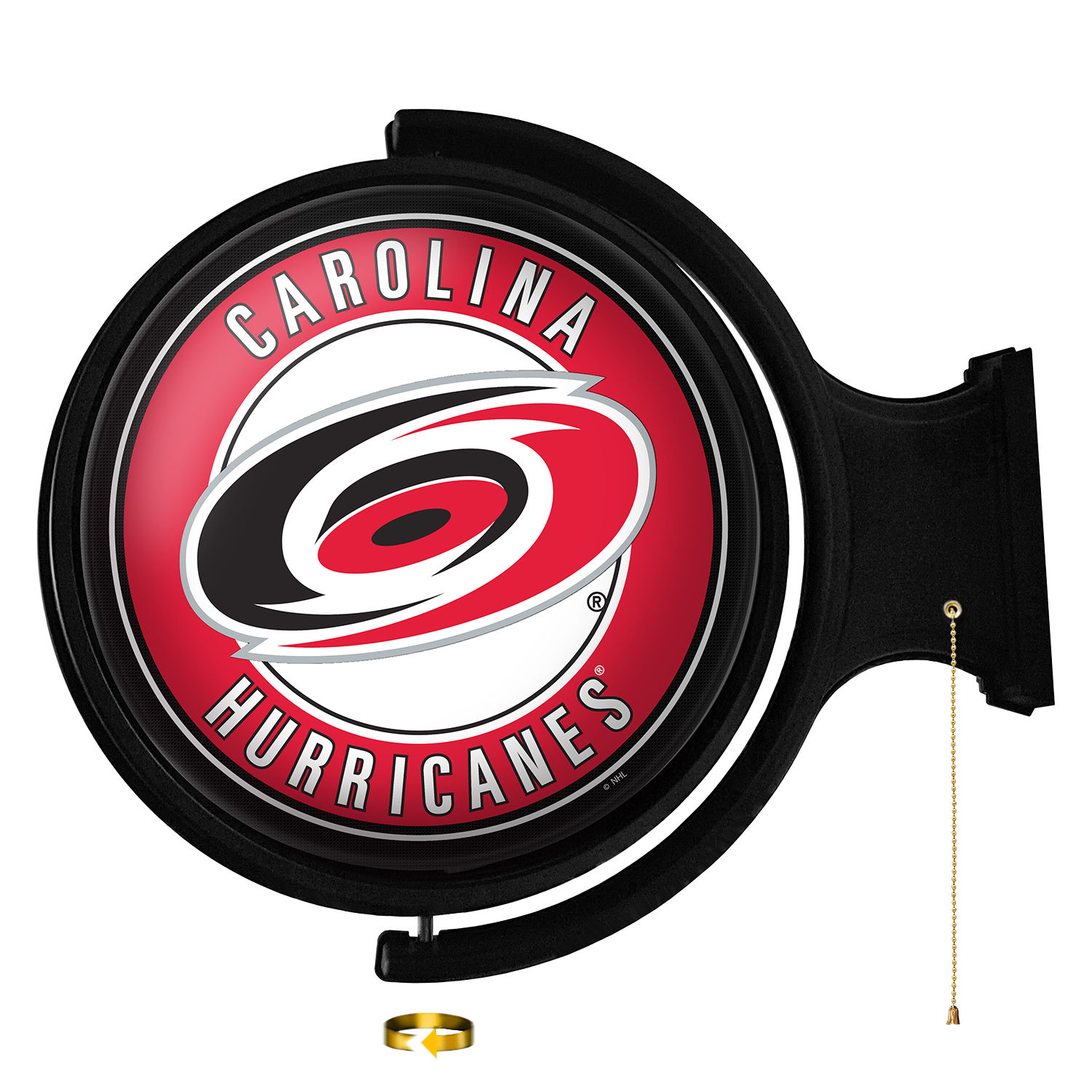 Carolina Hurricanes: Original Round Rotating Lighted Wall Sign