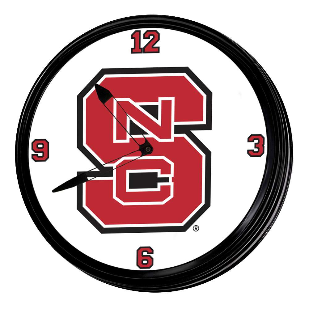 NC State Wolfpack: Retro Lighted Wall Clock