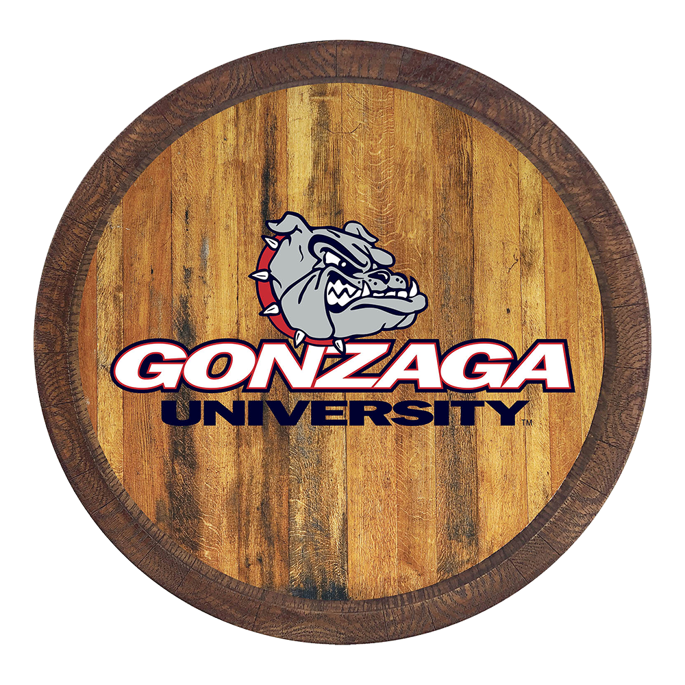 Gonzaga Bulldogs: "Faux" Barrel Wall Sign  