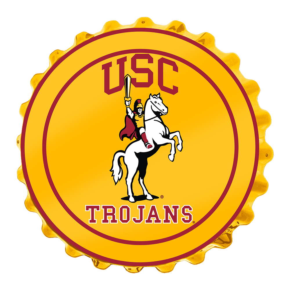 USC Trojans Trojan - Bottle Cap Wall Sign