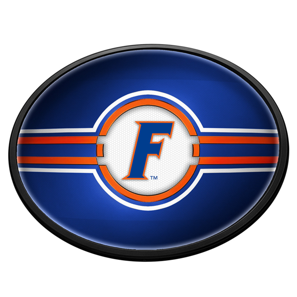Florida Gators: F - Oval Slimline Lighted Wall Sign