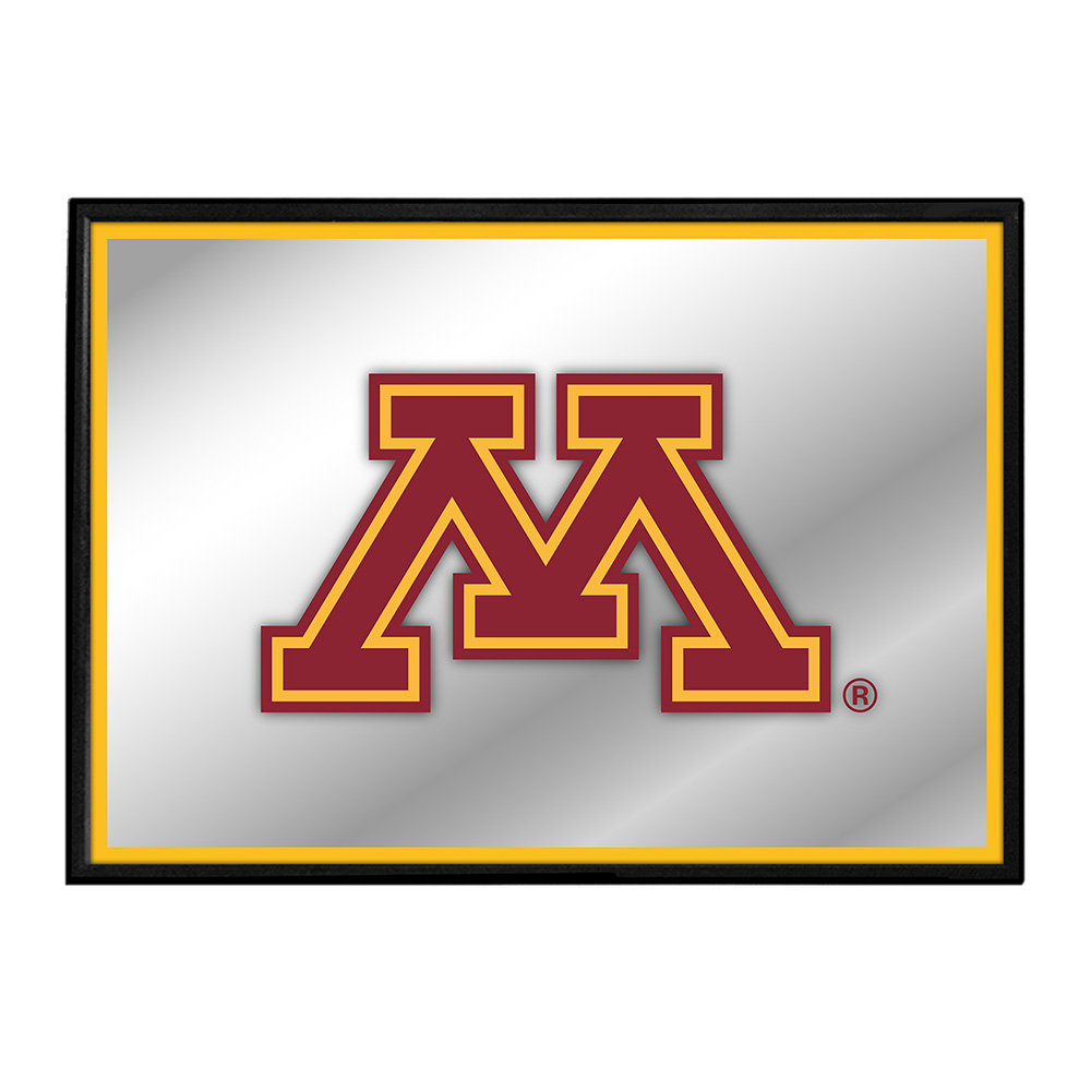 Minnesota Golden Gophers: Framed Mirrored Wall Sign