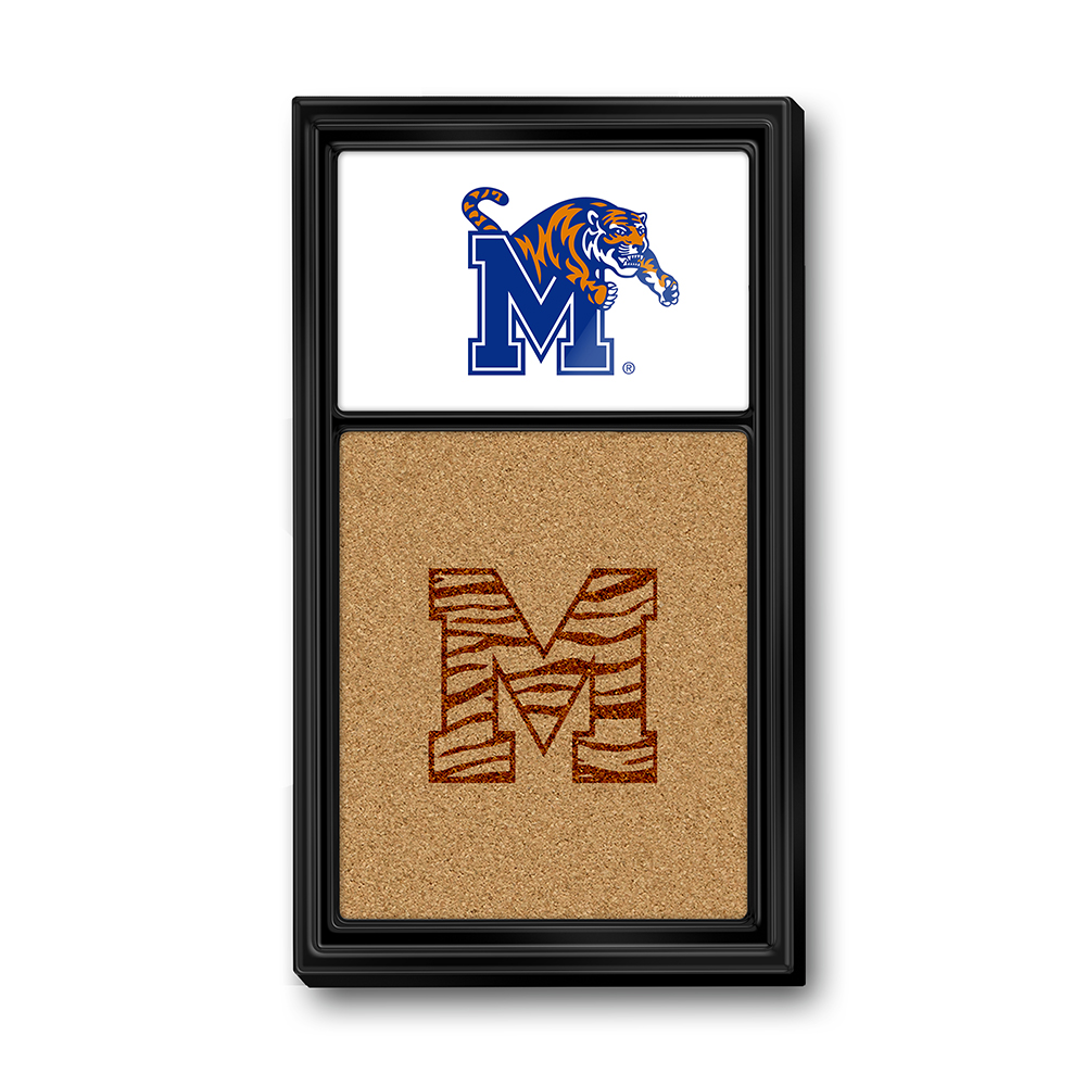 Memphis Tigers: Dual Logo - Cork Note Board