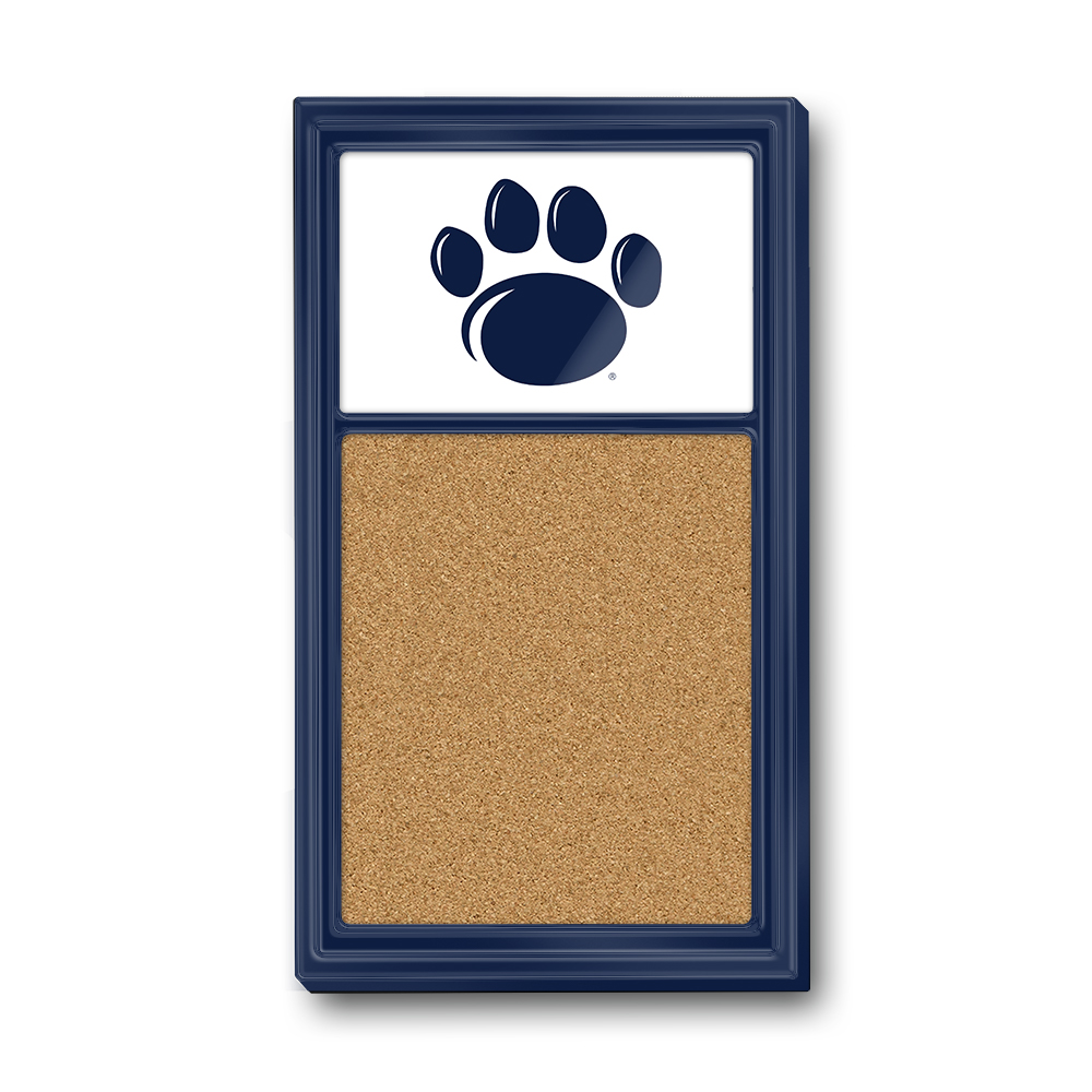 Penn State Nittany Lions Paw - Cork Note Board