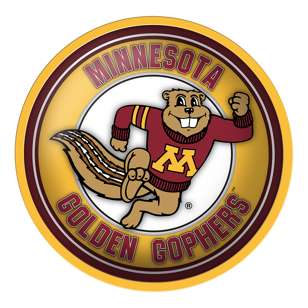 Minnesota Golden Gophers: Goldy - Modern Disc Wall Sign