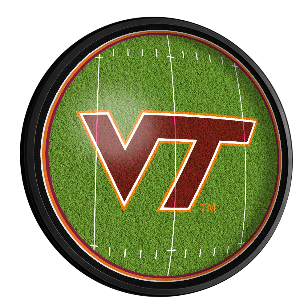 Virginia Tech Hokies: On the 50 - Slimline Lighted Wall Sign