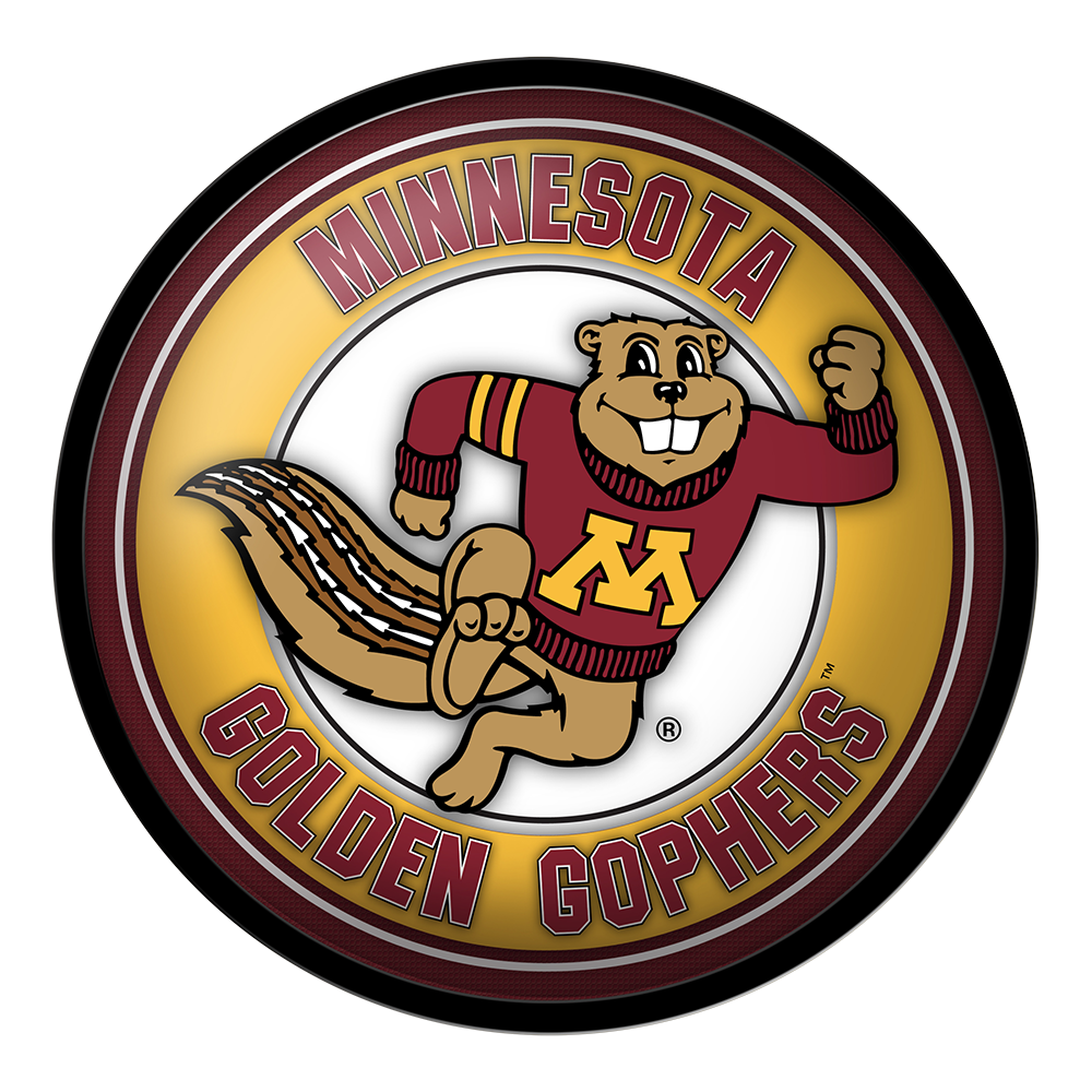 Minnesota Golden Gophers: Goldy - Modern Disc Wall Sign