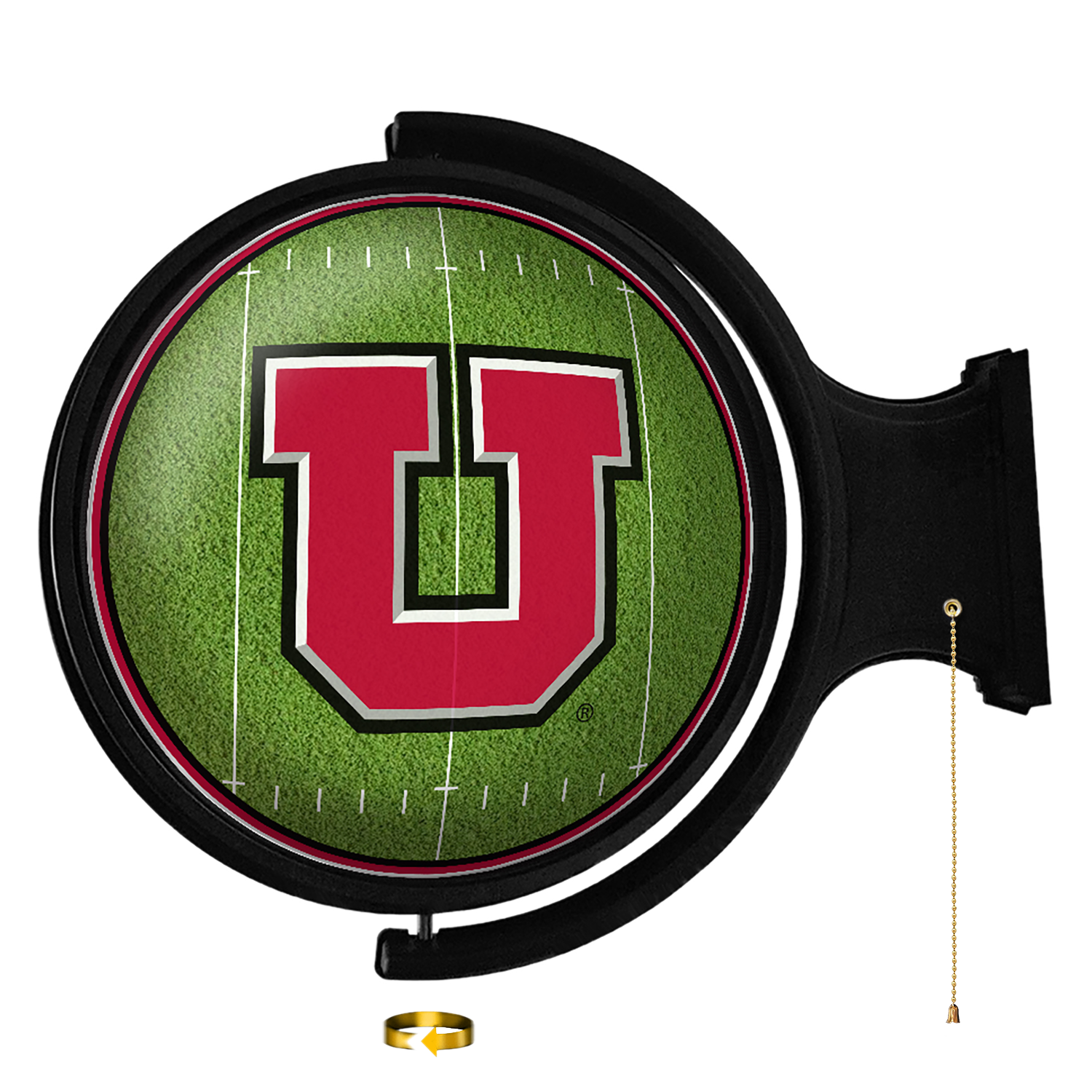 Utah Utes: On the 50 - Rotating Lighted Wall Sign  