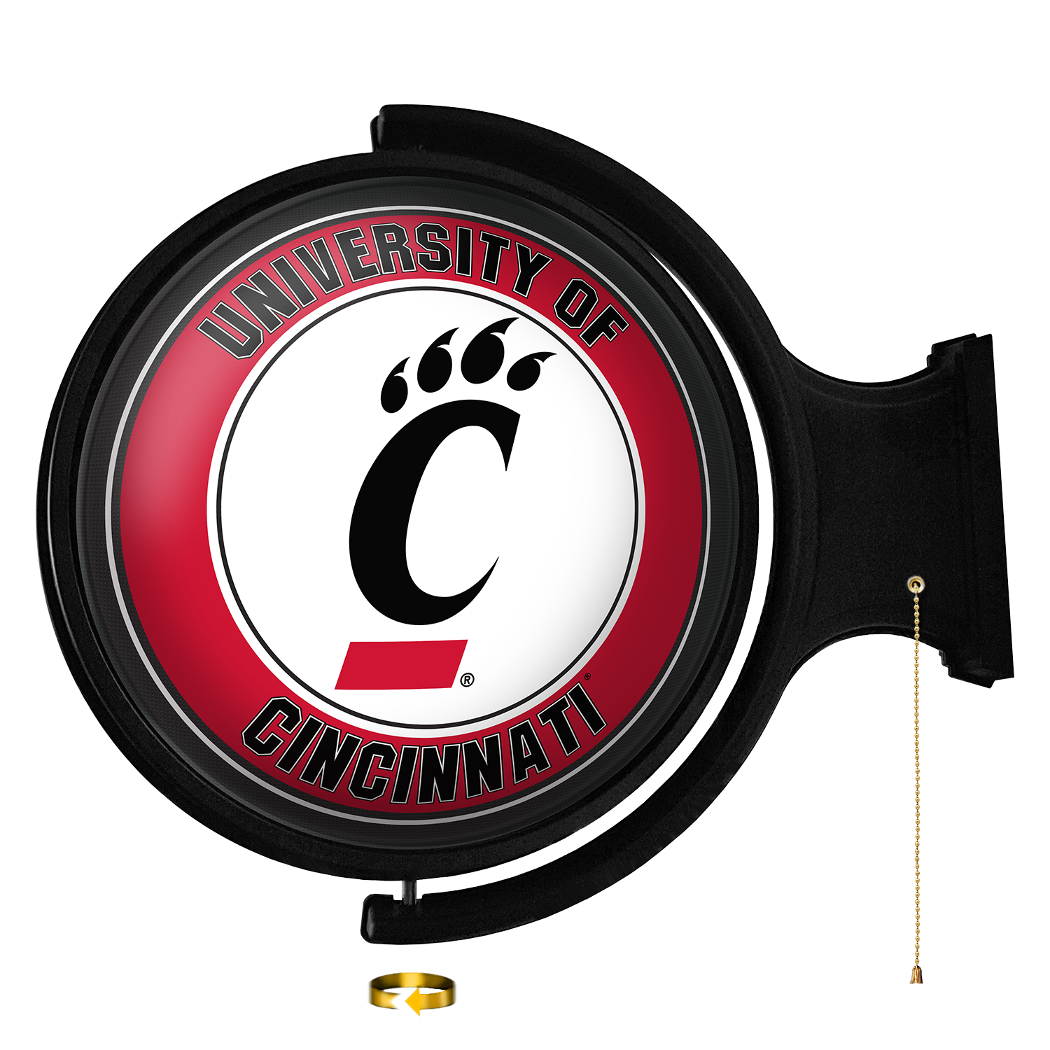 Cincinnati Bearcats Original Round Rotating Lighted Wall Sign