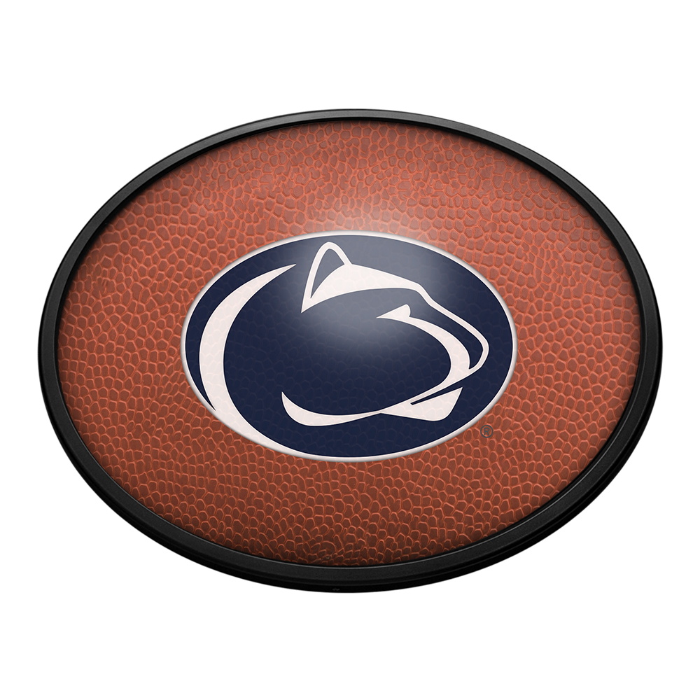 Penn State Nittany Lions: Pigskin - Oval Slimline Lighted Wall Sign