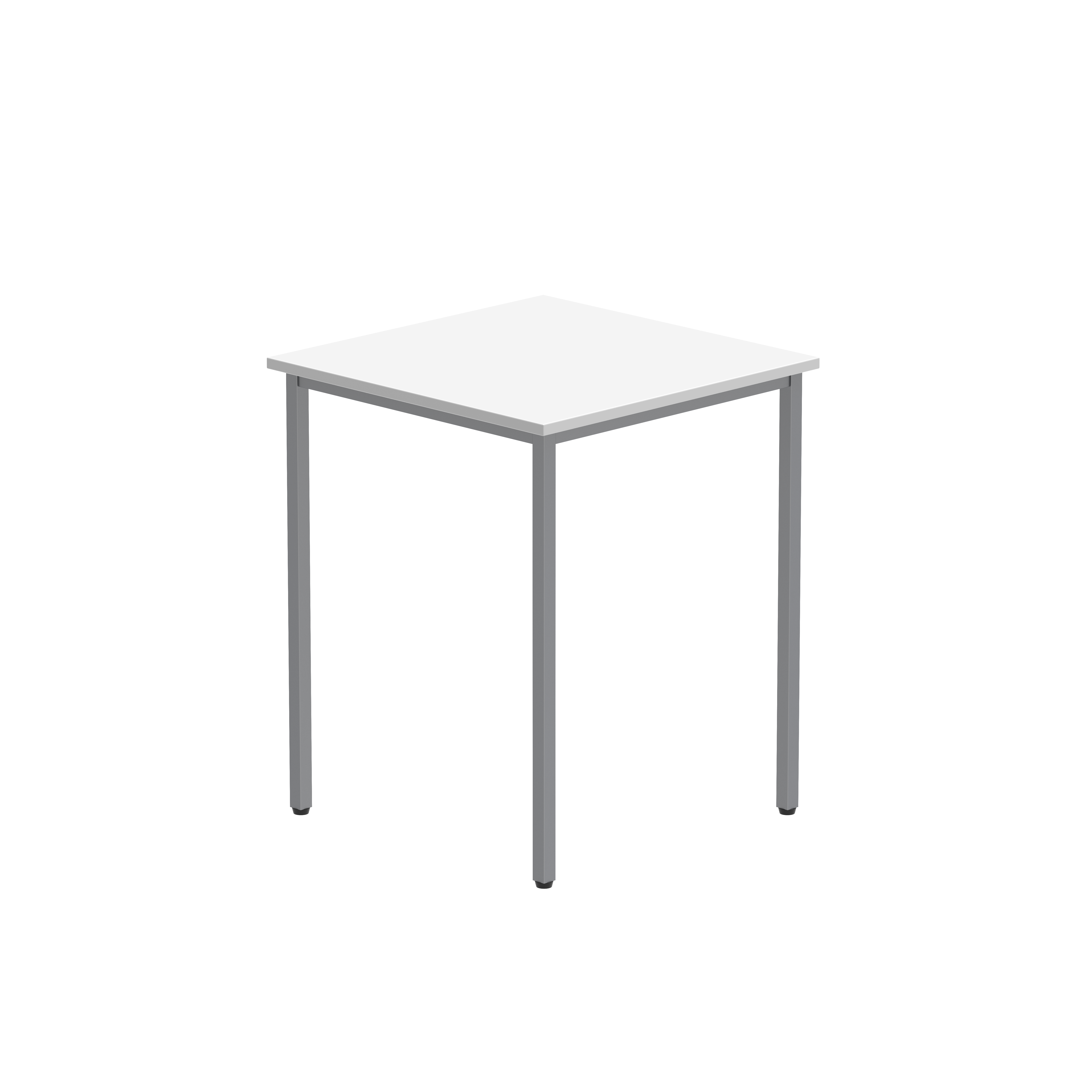 Office Rectangular Multi-Use Table (FSC) | 600X600 | Arctic White/Silver thumbnail 2