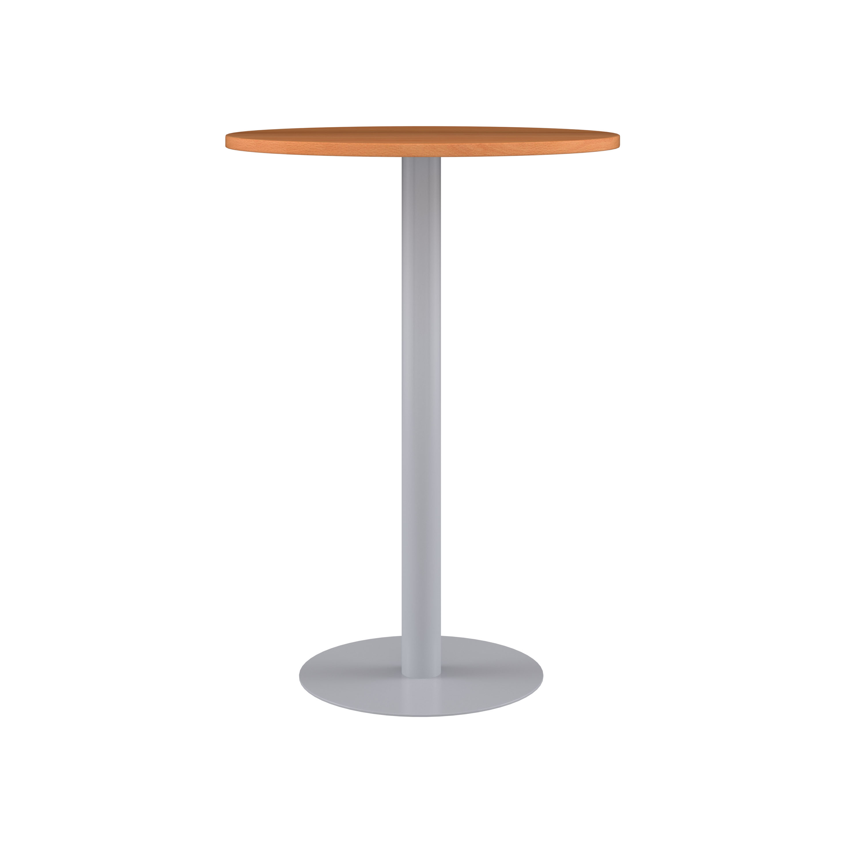 Contract Table High (FSC) | 600mm | Beech/Silver thumbnail 2