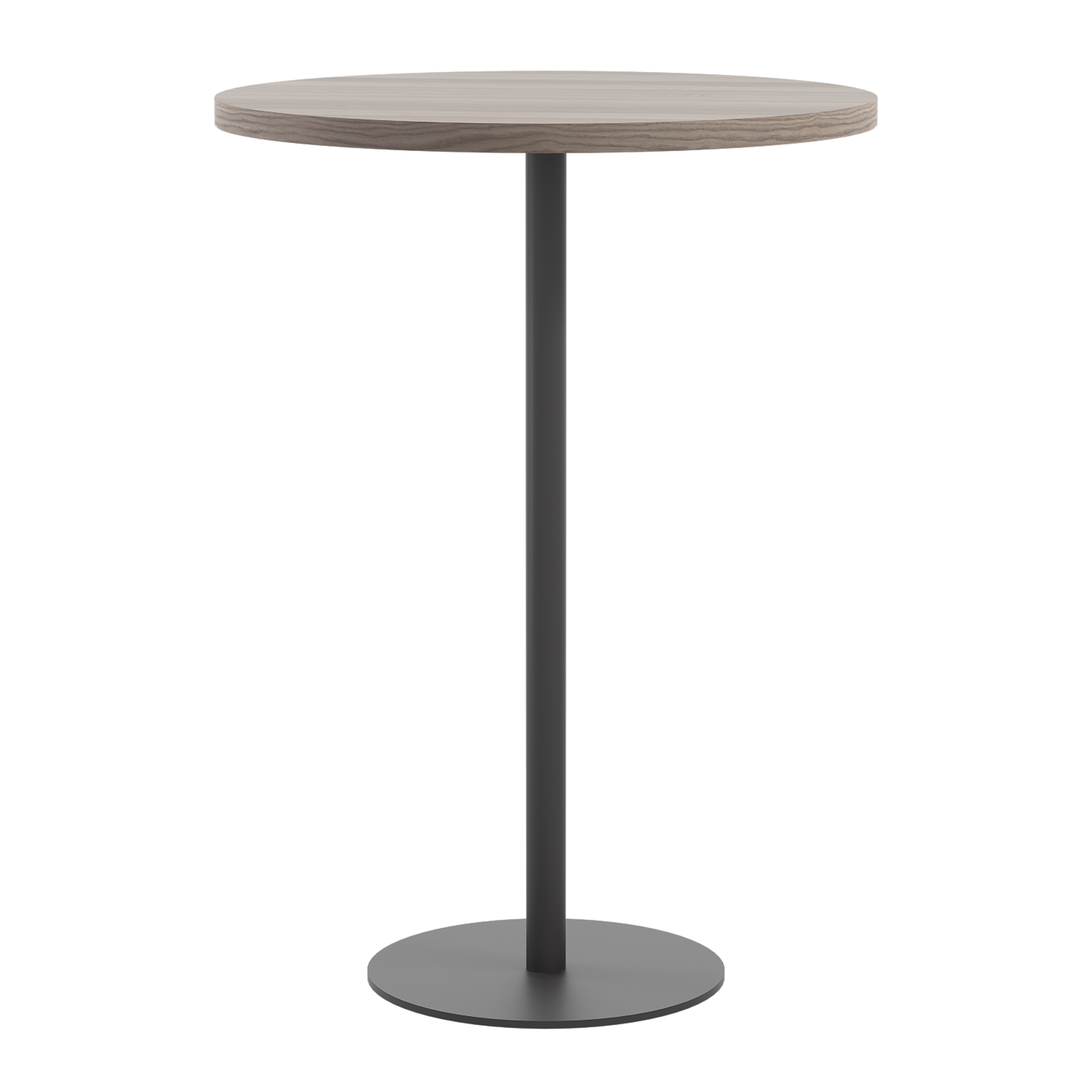 Contract Table High (FSC) | 800mm | Grey Oak/Black thumbnail 5