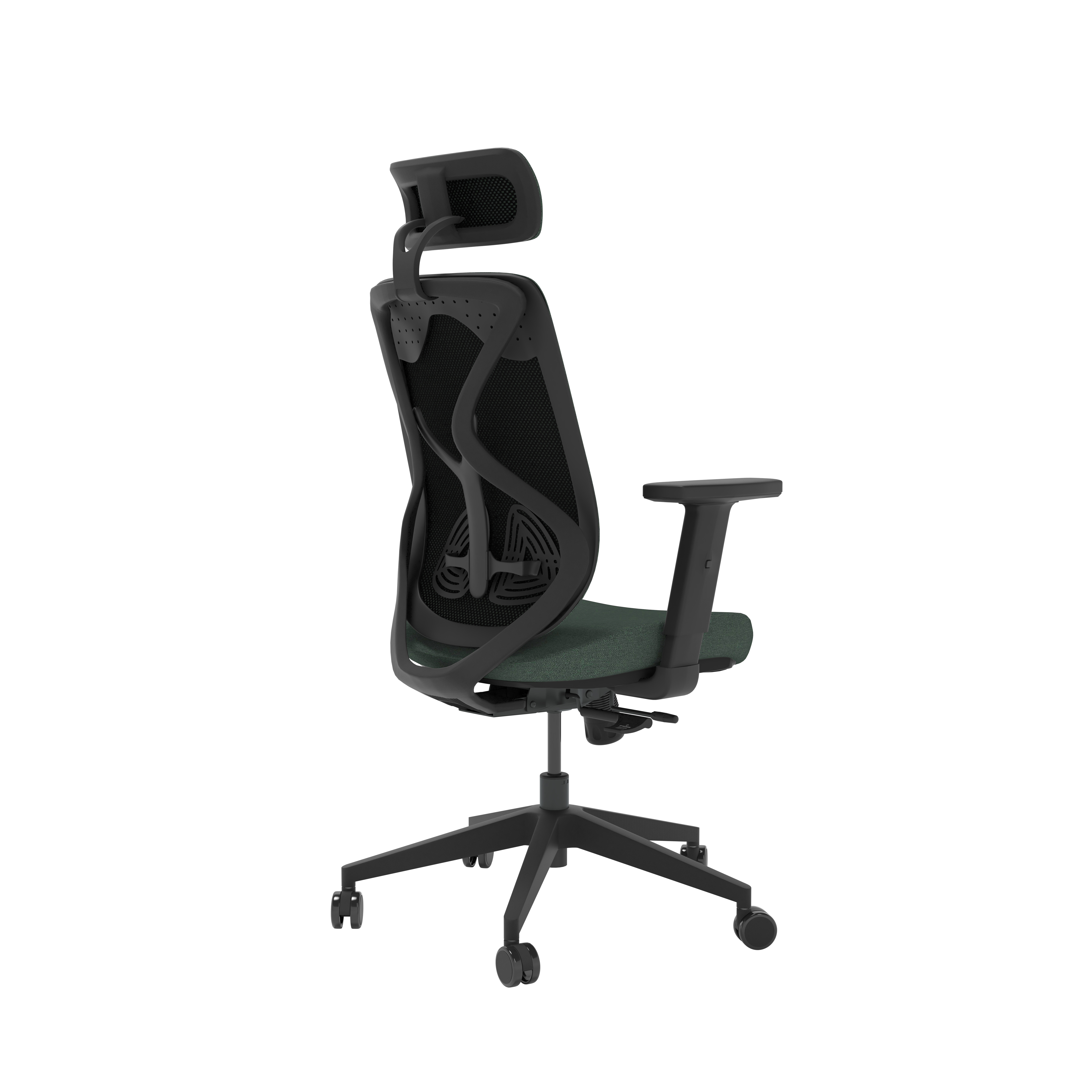 Maldini High Back Office Chair | Green/Black thumbnail 5