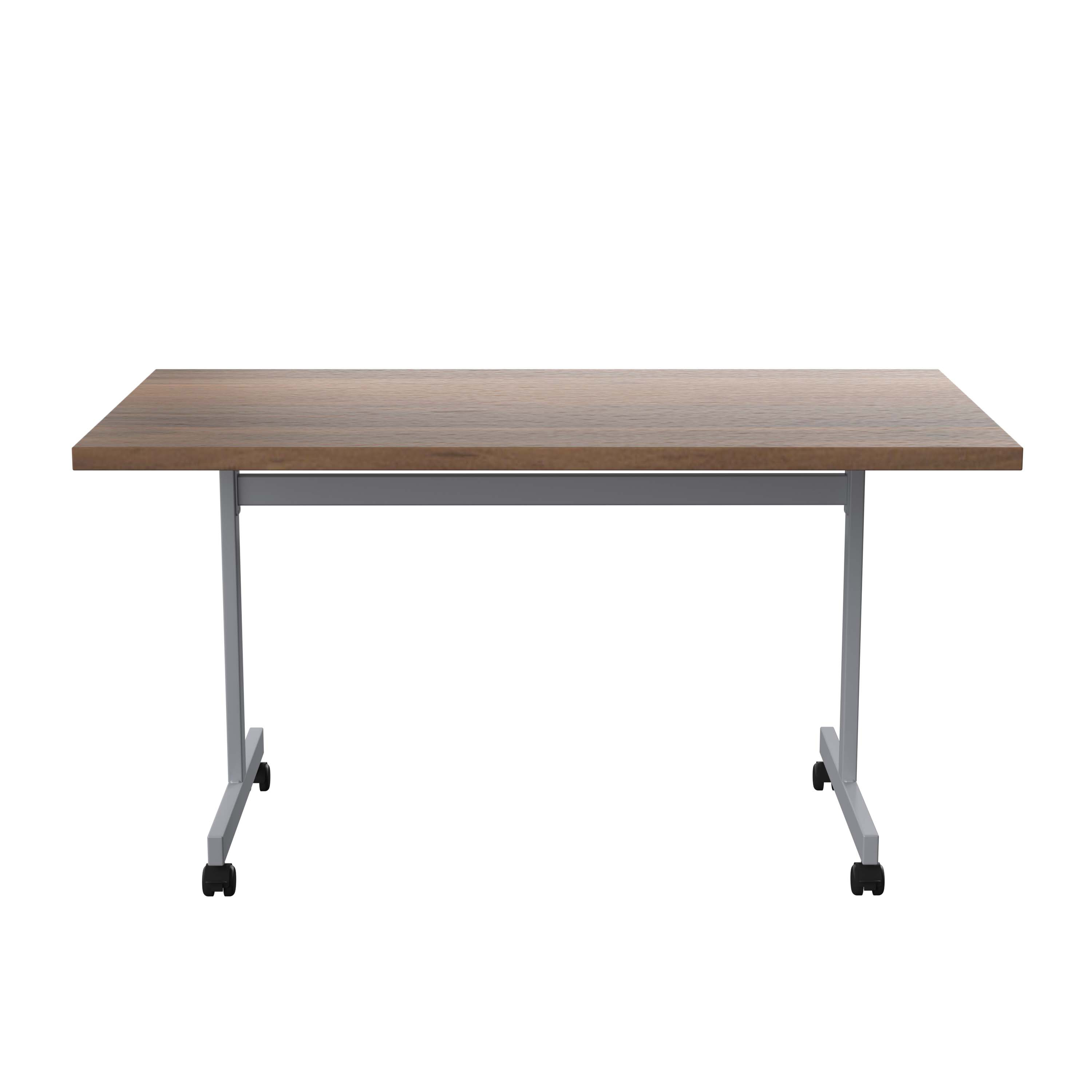 One Eighty Rectangular Tilting Table (FSC) | 1400 X 800 | Dark Walnut/Silver thumbnail 2